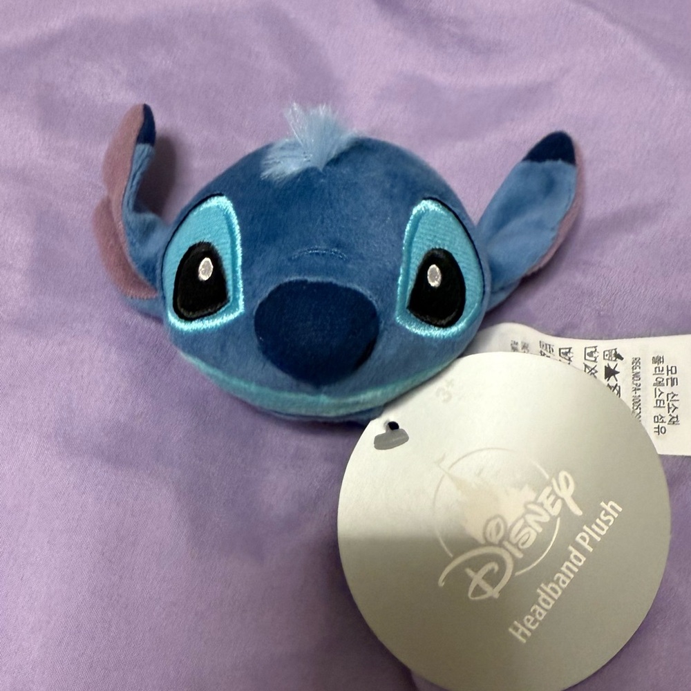 Disney Stitch Plush Headband - Blue and Purple